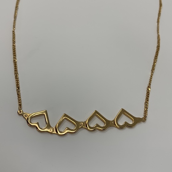 Hearts in Motion Necklace Avon 18" - Picture 3 of 6